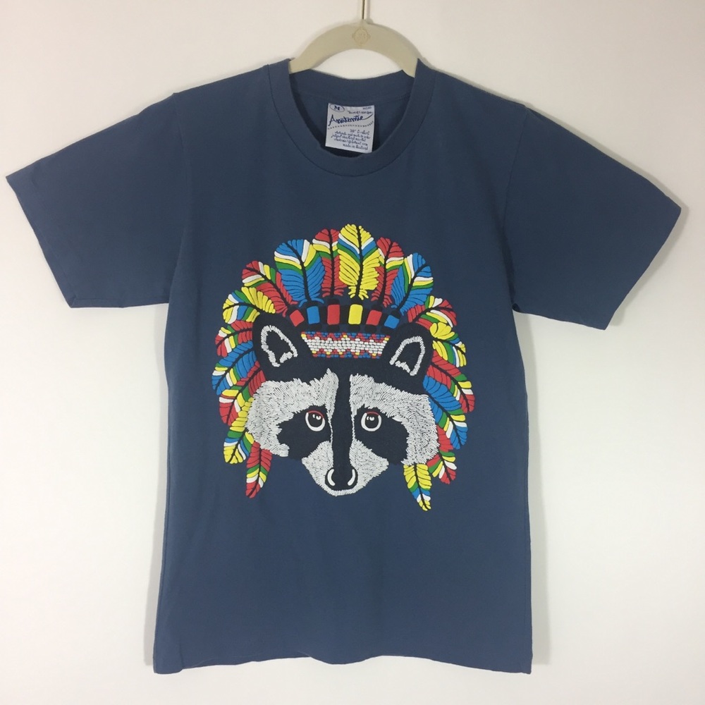 Indian Raccoon Tee Shirt T Shirt